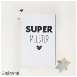 Minikaartje | Super Meester