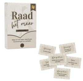 Kaartspel | Raad het maar