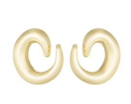 Oorbellen Swirl | Goud