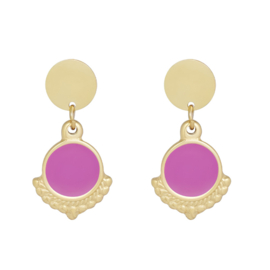 Oorbellen Emma | Roze