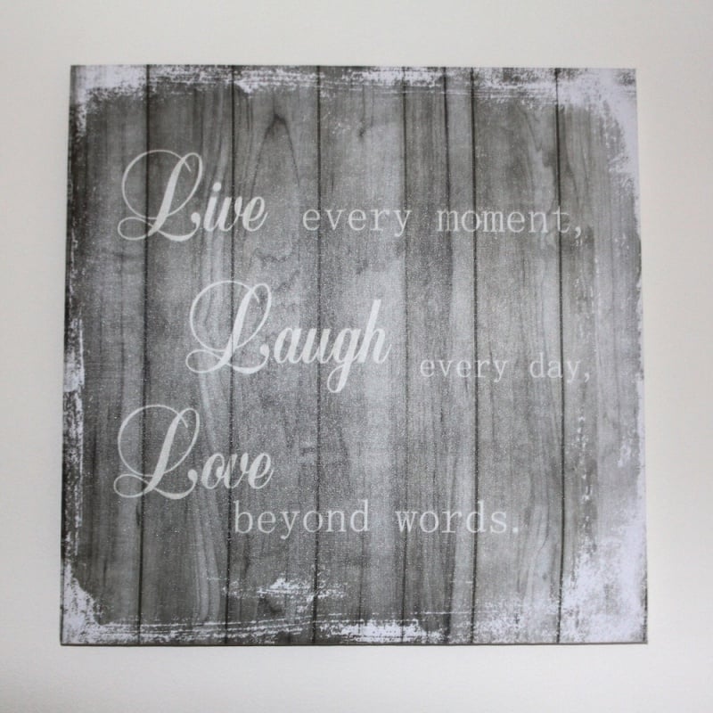 Canvas Live Laugh Love