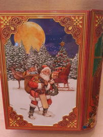 Kerstblik Santa Claus Boek (groot) (UITVERKOCHT)