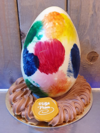 Chocolade Art Egg (13cm hoog)