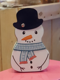 Kerstblik klein Kerstman - Rendier - Sneeuwpop