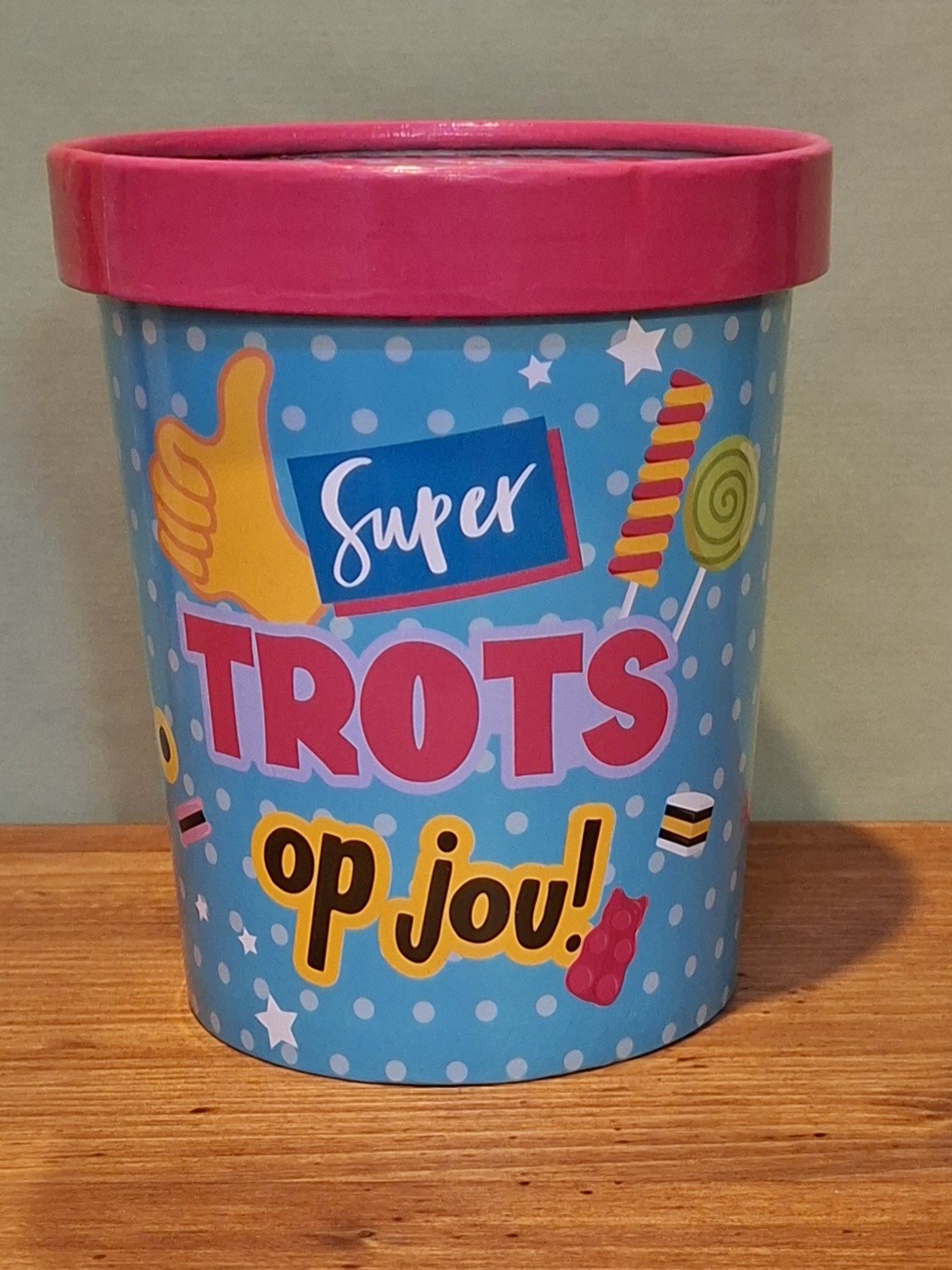 Bucket Trots op jou!