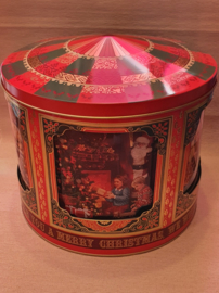 Kerstblik Carrousel Santa Claus (grote speeldoos)