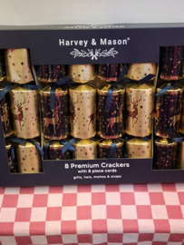 Christmas Crackers goud/blauw