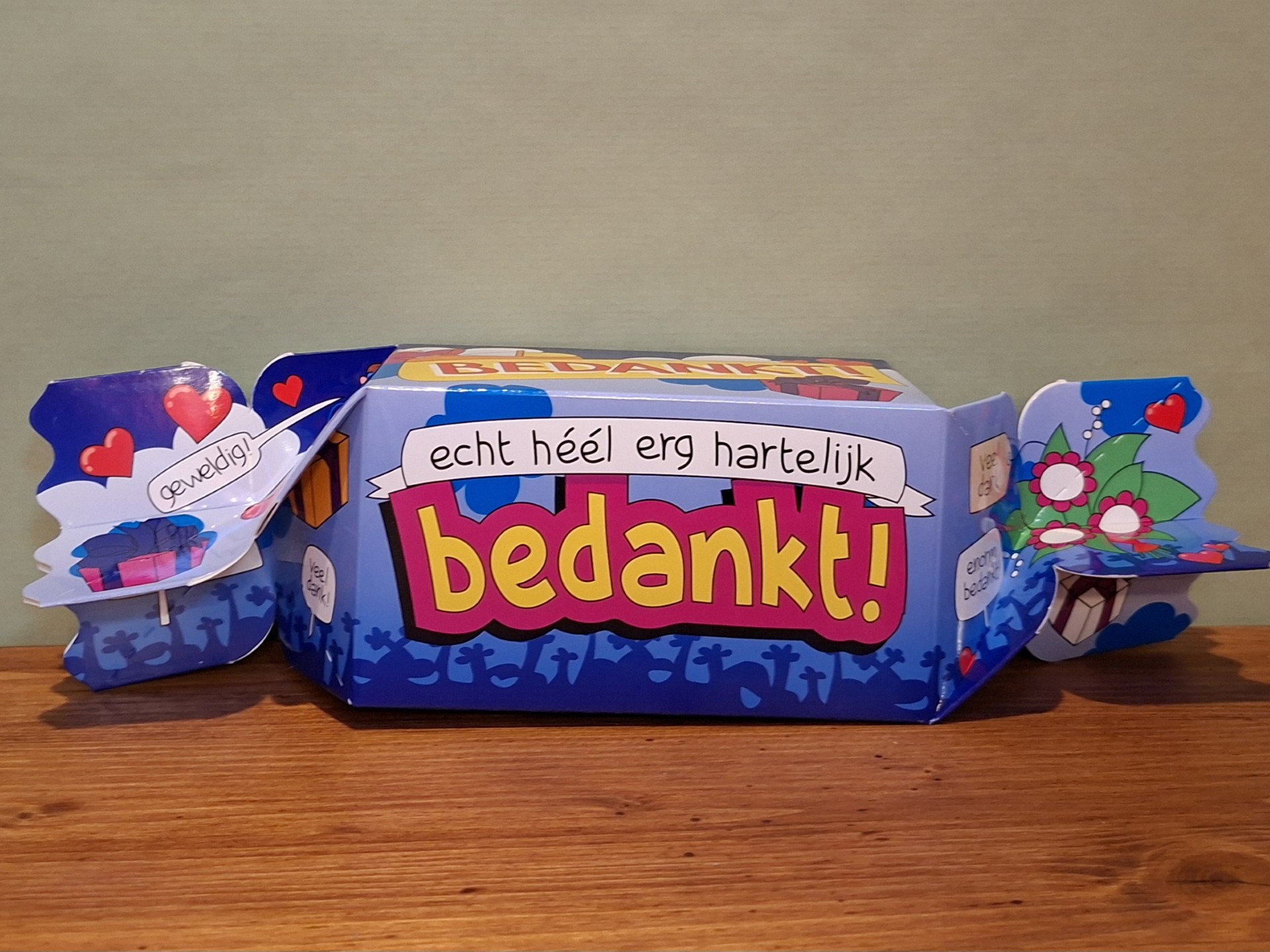 Toffeedoos echt heel erg Bedankt!