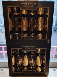 Christmas Crackers goud/blauw (6 stuks)