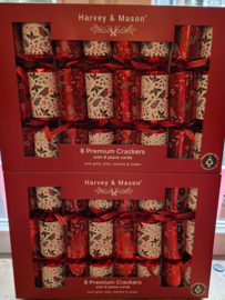 Christmas Crackers rood/wit (8 stuks)