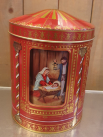 Kerstblik Muziekdoos Kerstverhaal (draaiend)
