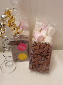 SmeltChocolade & Marshmallows (chocolade-fondue)