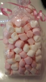 Mini Marshmallow Roze/Wit