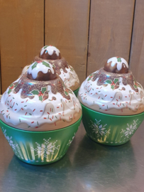 Kerstblik Cup Cake (klein)