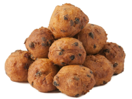 Oliebol met Rozijnen