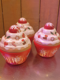 Kerstblik Cup Cake (klein)