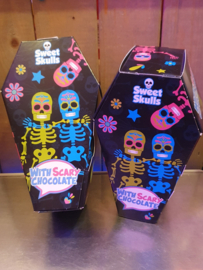 Halloween gevulde doodskist (chocolade)