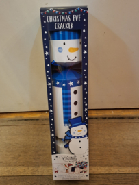 Christmas Crackers grote sneeuwpop