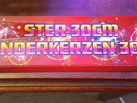 Sterretjes, 24 stuks (30 cm)