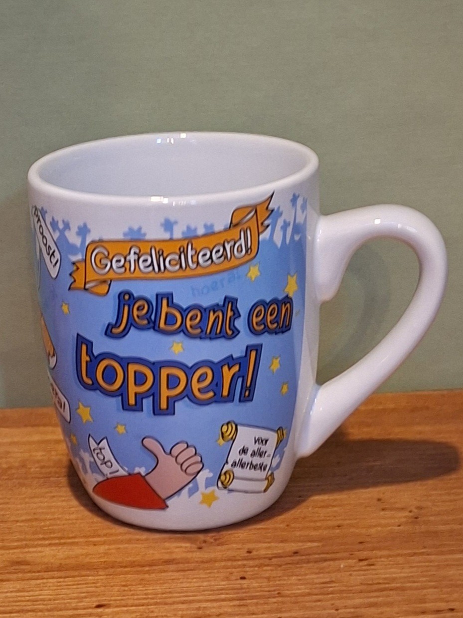 Mok Je bent een Topper!