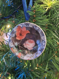Mini Bordje Bloemen Kersthanger