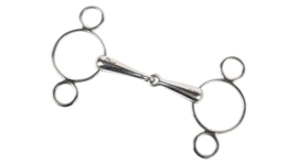 Harry's Horse Ring snaffle with 2 rings