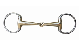 HKM Eggbutt snaffle with argentan