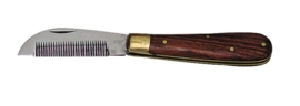 Folding thinning knife