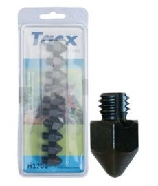 Tacx studs 10pcs. 3/8 17mm pointed