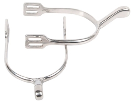 Harry's Horse Swan neck spurs, stainless steel
