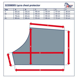 Harry's Horse Lycra chest protector