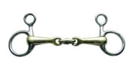 HKM Hanging cheek snaffle argentan