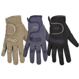 HKM Riding gloves Softy, with elasticated vent