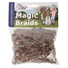 Harry's Horse Magic Braids invlechtelastiekjes, 500 stuks