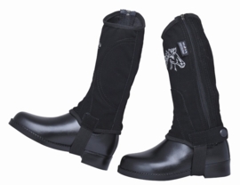 HKM Half chaps Kids, nubuck leather imitation