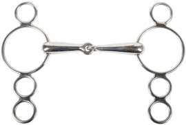 Harry's Horse Ring snaffle with 3 rings
