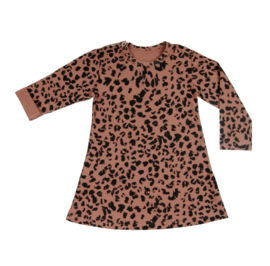 Dress Old Coral Leopard