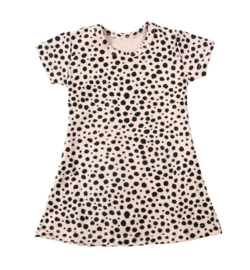 Dress Blush Pink Dots Short