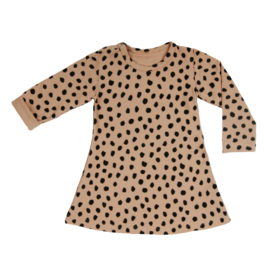 Dress Nude Black Dots AW21