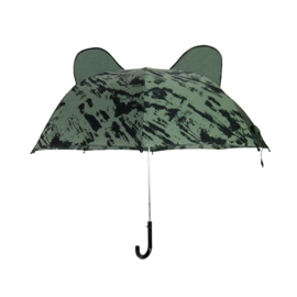 Umbrella Bear Green Distress
