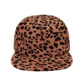 Cap Old Coral Leopard