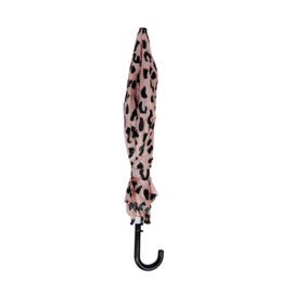 Umbrella Pink Leopard met Naam
