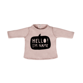 Poppenshirtje Blush Pink