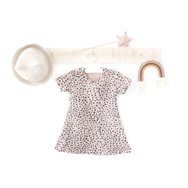 Dress Blush Pink Dots Short