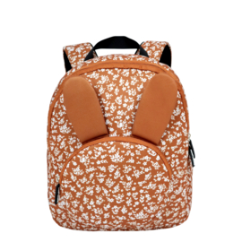 Backpack Bunny Light Caramel Flowers