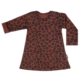 Dress Red Leopard Long