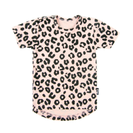 Tee Leopard Blush Pink Short