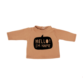 Poppenshirtje Peach