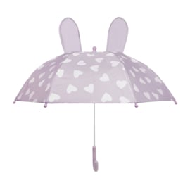 Umbrella Lila Hearts