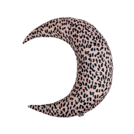Moon pillow Blush Pink Leopard